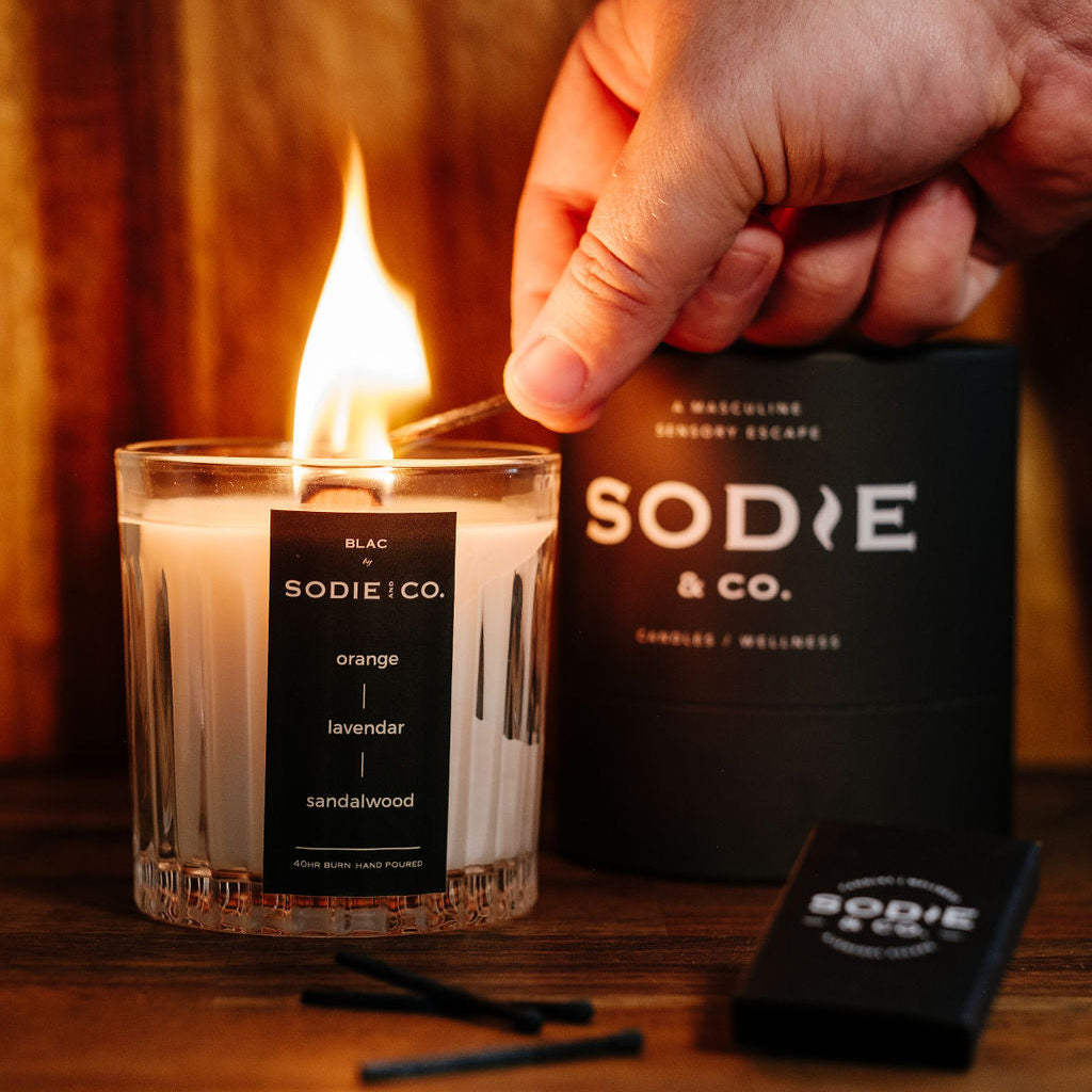 Scented Candle - Blac