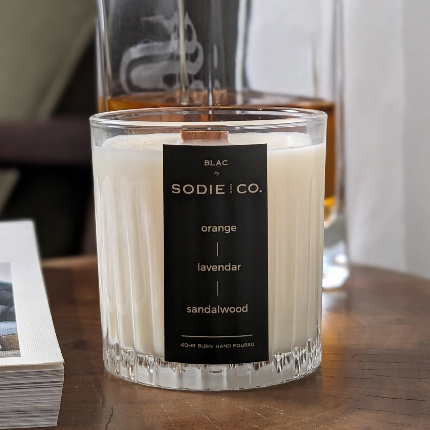 Scented Candle - Blac